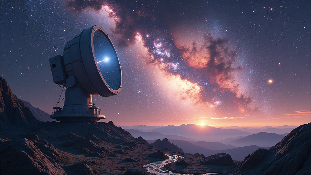 faszinierende galaxienlandschaft