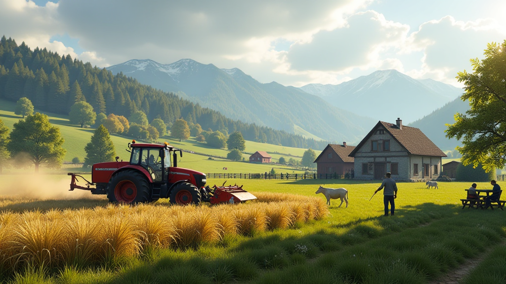landwirtschafts sim anmarsch