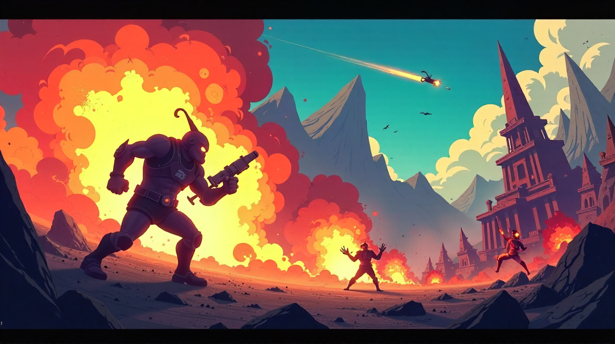 Kiln: Kreativität und Zerstörung im neuen Multiplayer-Brawler von Double Fine