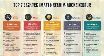 Das sind die Top 7 Schritte beim V-Bucks-Kauf