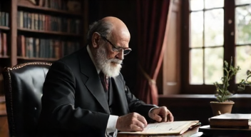 Ich bin Sigmund Freud (Vater der Psychoanalyse, 1856-1939)